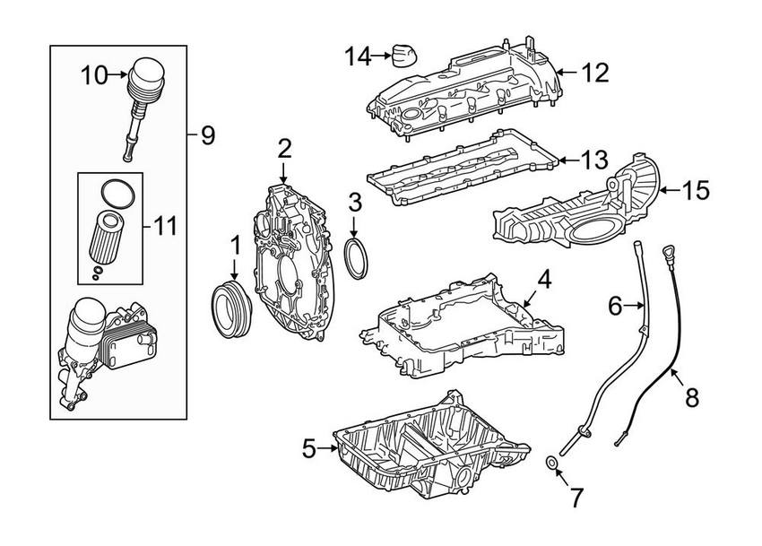 Mercedes Valve Cover Gasket 6510160321